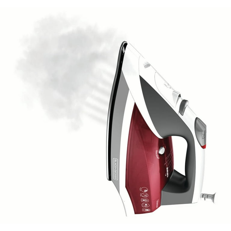 Black + Decker Vitessa Advanced Steam Iron with Dual-Position Cord, Red,  IR2050 & Reviews