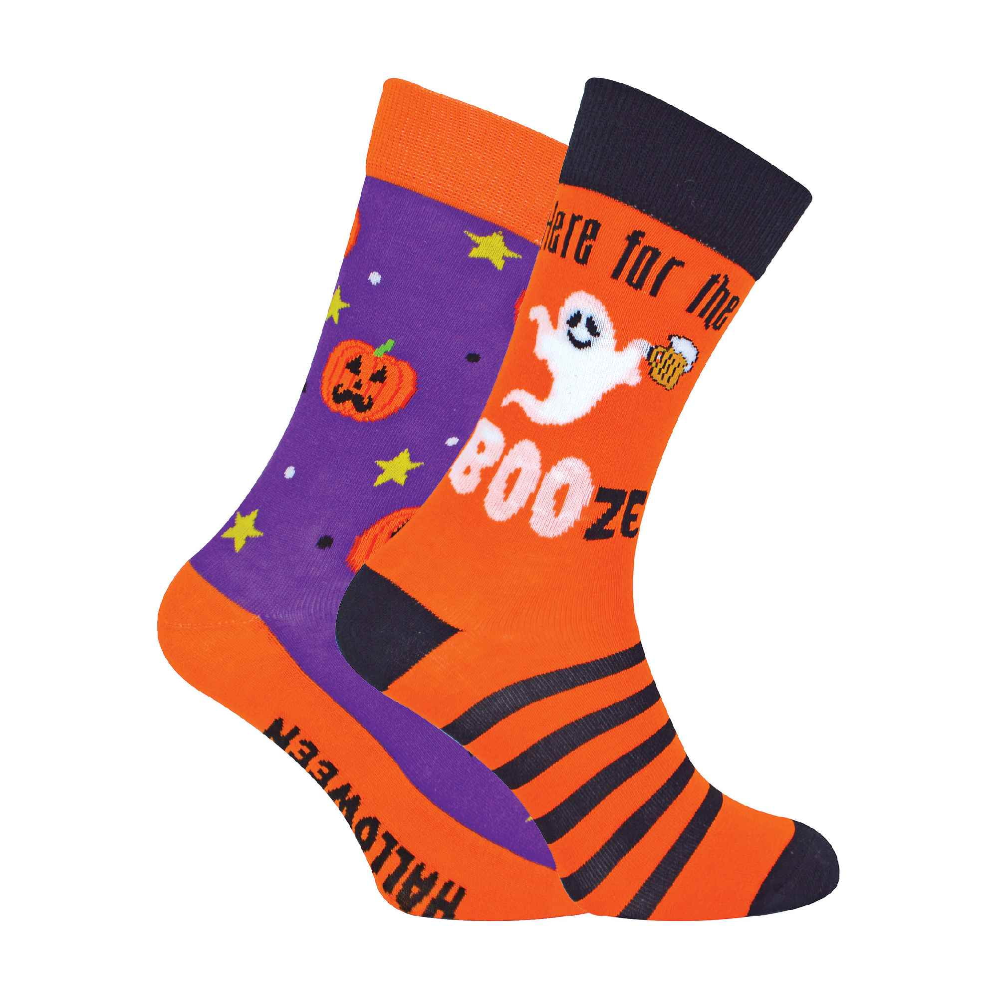 Urban Eccentric Novelty Halloween Socks 2 Pair Coffin Socks in a
