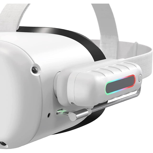 Battery Pack for Oculus Quest 2, 5000mAh Lightweight Portable VR Extended Power Extended 2.5 Hours Playtime