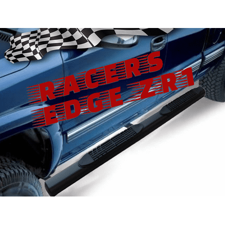 Fx 3500 RacersEdgeZR1 2002-2008 Dodge Ram 1500 2500 3500 Quad Cab 3'' Side Step Bar Matte Black RE8073 ()