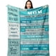 thumbnail image 1 of LHSHID Gifts for Mom Mom Gifts Birthday Gifts for Mom Mom Birthday Gifts Mom Gift from Daughter Son Best Mom Gifts for Christmas/Valentine's Day/Mothers Day Mom Blanket 40"x50", 1 of 7