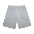 thumbnail image 2 of uikmnh Shorts Men'S Casual Shorts Solid Color Shorts Fashion Slim Five Pants Beach Shorts Size:XL, 2 of 4