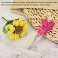 thumbnail image 6 of Uxcell 42mm Alloy Corsage Decorative Holder Vase for Wedding Party Prom Silver Tone 4 Pack, 6 of 7
