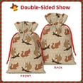 thumbnail image 2 of KLL Cartoon Squirrel for Christmas Gift Bag,Holiday Bags for Gifts Christmas Bags & Drawstring Gift Pouch Reusable Holiday Gift Bags & Party Favor Bags (1 PCS)-Medium, 2 of 9