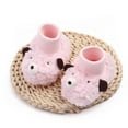 thumbnail image 4 of Tisuna Unisex Baby Walking Shoes Bear Print Soft Easy On Sneakers Fashion Cute Winter Kids Sock Booties Pink Size 6-12 Months, 4 of 6