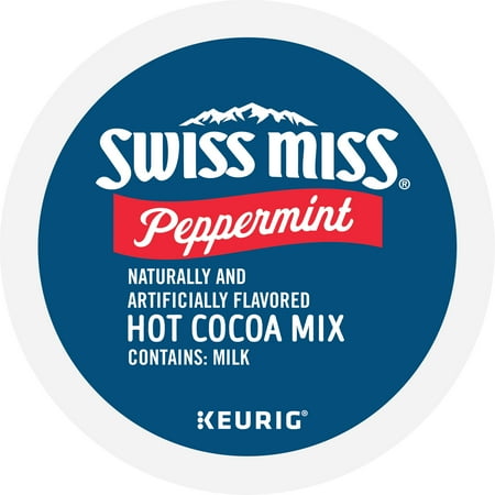 Swiss Miss, Peppermint Hot Cocoa K-Cup Coffee Pods, 22 Count