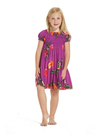 Purple cheap hawaiian dress