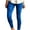 Blue, variant on Fall Winter Pants for Women Plus Size Soft Women Lady Skinny Pants High Waist Stretch Slim Pencil Trousers Green L