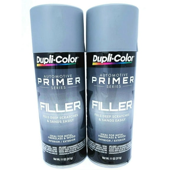 Duplicolor FP101-2 PACK Gray Filler Automotive Primer - 11 oz Aerosol Can