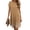 A23 Khaki, variant on Mifsaly Shift Dress for Women Crewneck Short Sleeve Mini T Shirt Dresses Floral Print Hem Comfortable Everyday Summer Sundress M