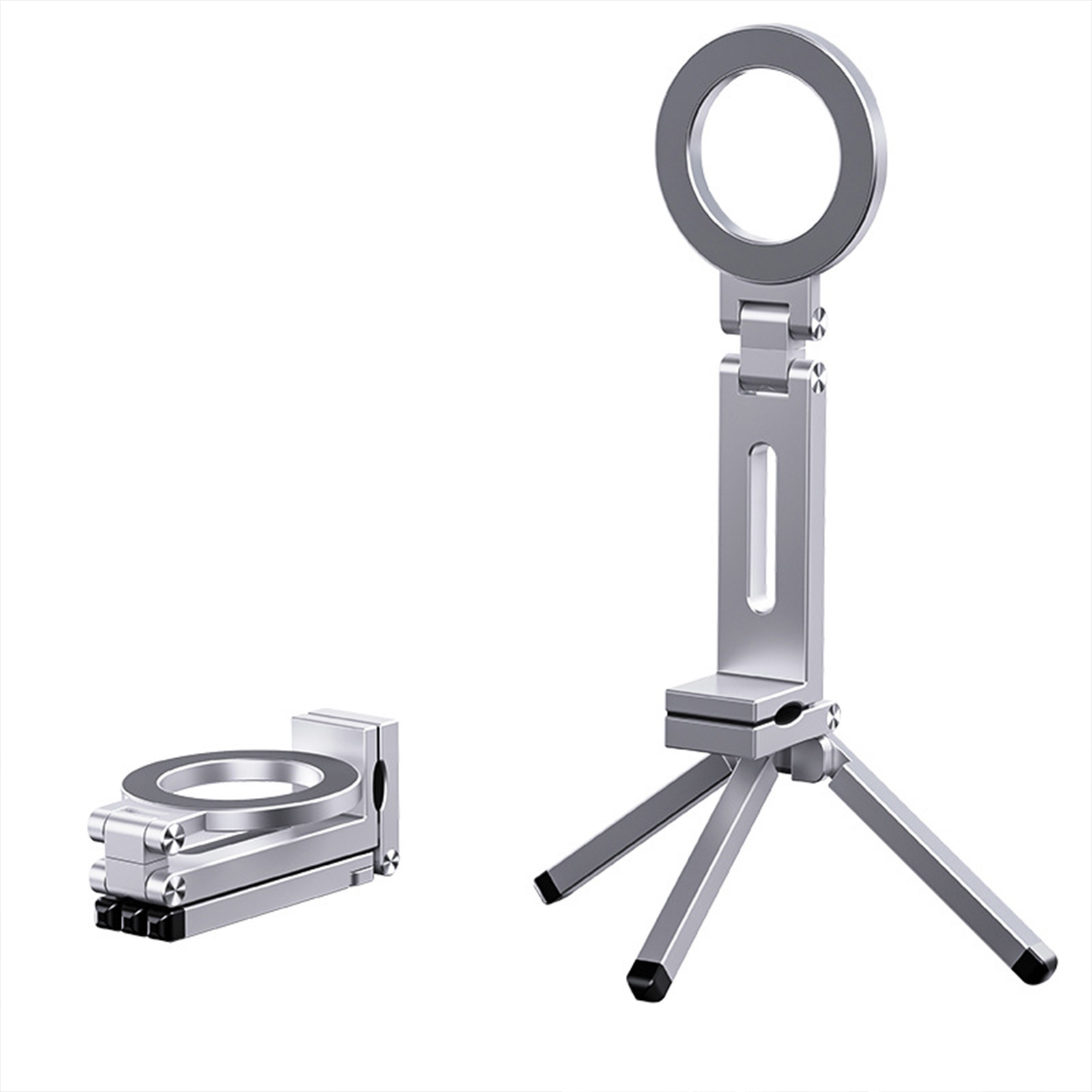 Phone Holder Foldable Angles Adjustment Phone Tripod Stand Portable Brackets Universally Desktop Phone Holder