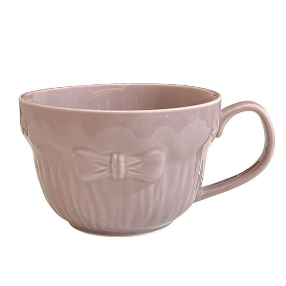 Qeeadeea Bouillon Cups, French Onion Soup Bowls With Handles, French Onion Soup Crocks Oven Safe, Microwave Soup Bowl, Soup Mug-Purple800ml