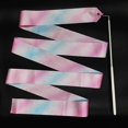 thumbnail image 5 of 2pcs 78.7" Gymnastics Streamers Shiny Dance Streamers Twirling Baton Long Streamers Rhythmic Gymnastics Children Artistic Dance Training Party Favors, 5 of 5