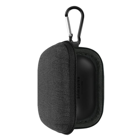 Geekria Shield Earbuds Case Compatible with Samsung Galaxy Buds3 FE, 3 Pro, Replacement Hard Shell Travel Carrying Bag (Dark Grey)
