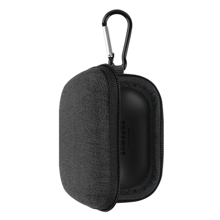 Geekria Shield Earbuds Case Compatible with Samsung Galaxy Buds3 FE 3 Pro Replacement Hard Shell Travel Carrying Bag (Dark Grey)