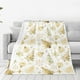thumbnail image 1 of Balery Gold Christmas Tree Manta de Felpa Suave y Acogedora – Cobija de Franela Aterciopelada para Cama, Lavable y Cálida para Sofá, Mascotas, Transpirable-80"x60", 1 of 7