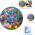 thumbnail image 3 of Tablero de dardos YOPENMOUNE Mario Party de 26 pulgadas con 12 bolas adhesivas, 3 of 5