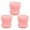 Pink, variant on Plant Pots, Planters for Indoor Plants, 3 Pack 5" Outdoor Plastic Flower Pots Plant Growing Pots with Drainage Hole & Tray for Garden Balcony Windowsill House