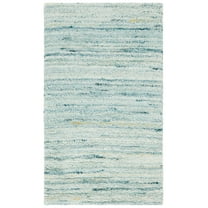 SAFAVIEH Casablanca Katharine Distressed Area Rug, Turquoise/Ivory, 3' x 5'