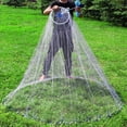 thumbnail image 4 of Aluminum Ring Cast Nets 2.4m -4.8m Easy Throw Fly Fishing Net Tool Small Mesh Outdoor Hand Throw Catch Fish Network, 4 of 6