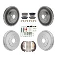thumbnail image 1 of Transit Auto Front Rear Coated Disc Brake Rotors Semi-Metallic Pads and Drum Kit (7Pc) for Car Chevrolet Trax KGF-103334, 1 of 11