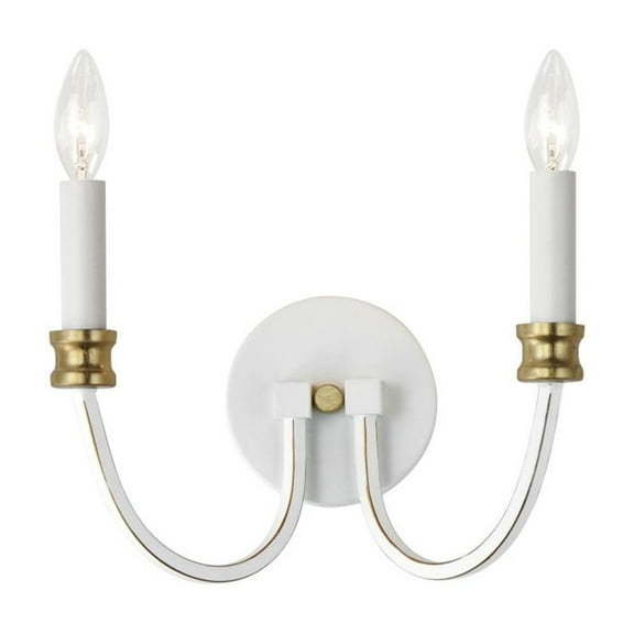 11372WWTGL Maxim Lighting Charlton - 2 Light Wall Sconce In Traditional Style-8.75 Inches Tall and 11.75 Inches Wide