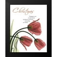 thumbnail image 2 of Koetsier, Albert 12x14 Black Modern Framed Museum Art Print Titled - Christmas Tulips 1, 2 of 5