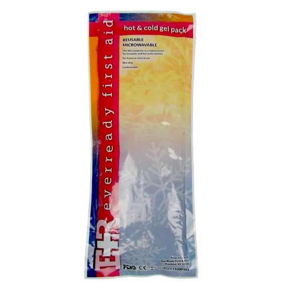 Ever Ready First Aid Reusable Hot & Cold Gel Pack- 4 PACK