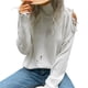 thumbnail image 5 of Txlixc Blusa de punto para mujeres, manga larga y cuello alto Txlixc moda, 5 of 9