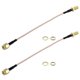 thumbnail image 1 of 2X SMA Macho A SMA Tuerca Hembra Bulkhead Crimp RG316 Coaxial Cable Puente Pigtail 15cm, 1 of 4
