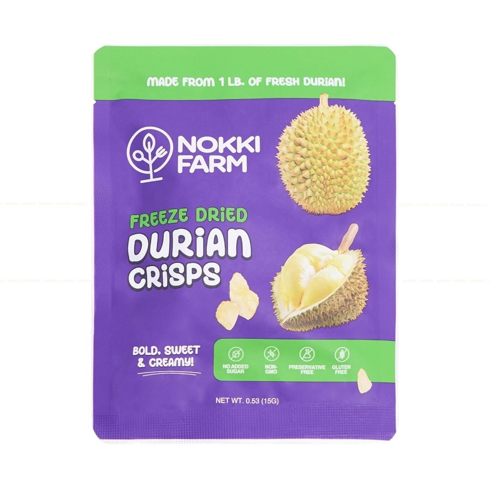 NOKKI FARM Freeze Dried Tropical Fruit Crisps Variety - Healthy & Exotic Tropical Superfood Snack, No Added Sugar or Preservatives, Kid-Approved, Portable for On-The-Go Snacking