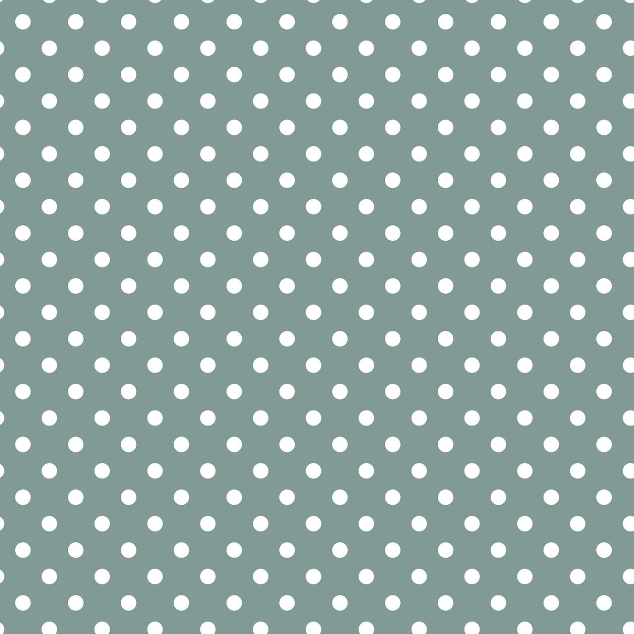 Waverly Inspirations Cotton 18" x 21" Fat Quarter Medium Dot Steel Print Fabric, 1 Each