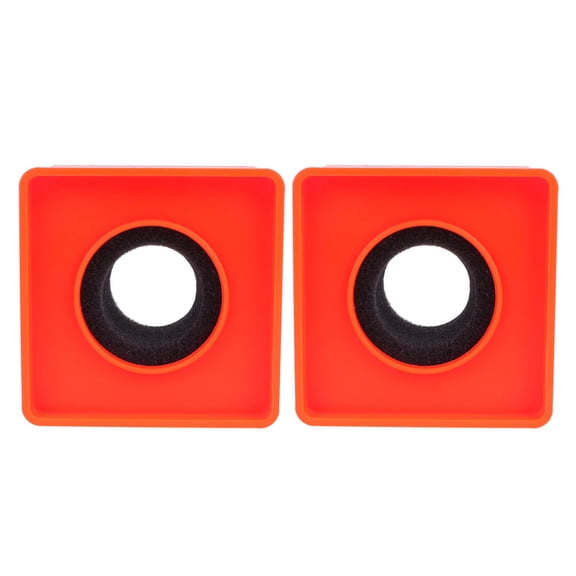 VORCOOL ABS Microphone Station Logo Orange 2Pcs