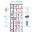 thumbnail image 4 of DISEN 28 Pockets Over the Door Shoe Organzier, Hanging Shoe Rack for Door Large Capacity Shoe Organizer Holder with 4 Metal Hooks (28 Pockets), 4 of 11