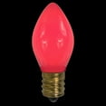 thumbnail image 1 of Northlight Ampoules de Remplacement de Noël Incandescentes C7 Opaques - Rose - Lot de 25, 1 of 5