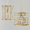 thumbnail image 6 of 1 Light Pendant-Black Rope/Patinaed Brass Finish Capital Lighting 341111Kp, 6 of 10