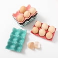 thumbnail image 3 of 6 Cups Egg Tray Serveware, Eggs Dispenser, Egg Holder Set Kitchen Restaurant Fridge Storage Decorative Accessory, 3 of 7