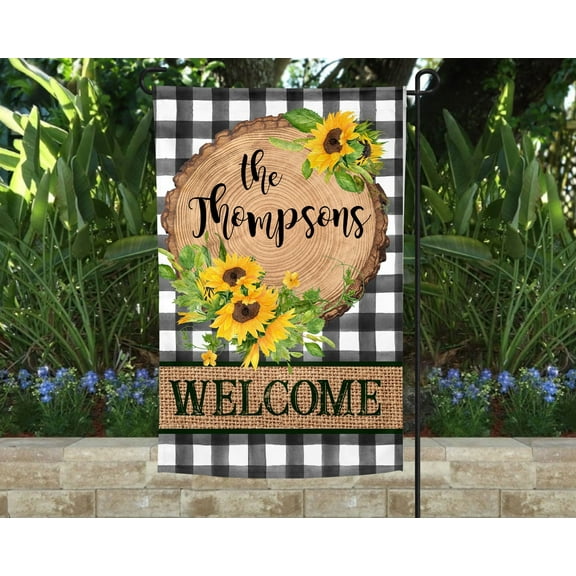 Sunflower Garden Flag