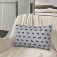 thumbnail image 6 of Binfone Polka Dot Christmas Dog Standard Size Pillowcase, Long Staple Pure Cotton Envelope Closure Pillow Cover (Pillow core not included),14"x20", 6 of 7