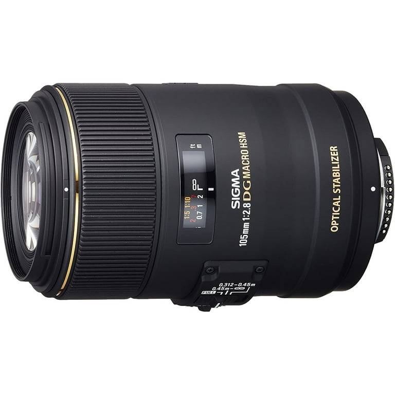 Sigma 105mm f/2.8 EX DG OS HSM Macro Lens for Nikon DSLR Cameras  