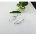 thumbnail image 6 of CFIOZYOS 18K Gold-Plated 925 Sterling Silver  Twist Leaf Fashion Dangle Earrings for Women, 6 of 9