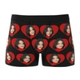 thumbnail image 6 of KHONTS Custom for Men Boxer Short with Face Personalized Underwear for Boyfriend Husband Valentine's Birthday 05-Black XL, 6 of 8