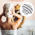 thumbnail image 7 of Unique Bargains Strong Absorbent Coral Fleece Hair Drying Towel Dry Cap Gray, White, 7 of 7