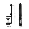 thumbnail image 2 of SHOWERORO 1 Pair T-Shaped Pegboard Desk Bracket for Sleek Modern Workspaces, 2 of 8