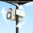 thumbnail image 6 of 2026 Portable Clip-On Car Fan with Semi-Cooling Air Conditioner (16℃), USB Rechargeable, 199 Adjustable Speeds, Smart LED Display – Perfect for Stroller, Desk, and On-the-Go Cooling, 6 of 8