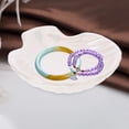 thumbnail image 3 of Ceramic Jewelry Plate Shell Shaped Ring Dish Jewelry Dish Jewelry Holder, 3 of 9
