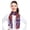 Blue, variant on Patriotic USA Flag American Flag Star Theme 13" x 60" Silk Feeling Scarf
