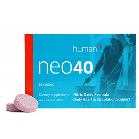 Neo40 Nitric Oxide Formula - Heart and Circulation Support, 30 (Best Vitamins For Heart And Circulation)