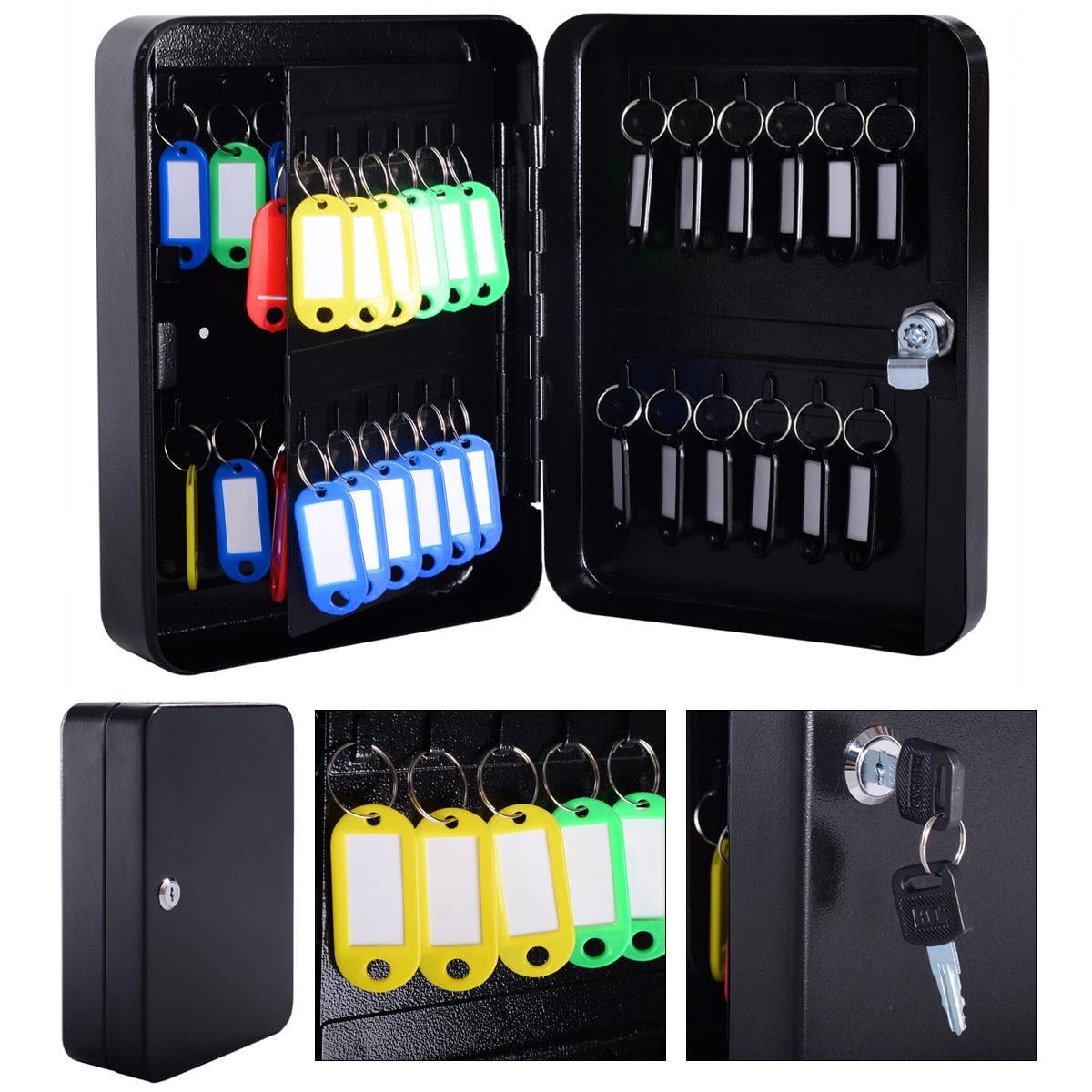 Ktaxon Wall Mount 48 Hooks Key Cabinet Portable Solid Steel Safe Ktaxon Wall Mount 48 Hooks Key Cabinet Portable Solid Steel Safe Case And Tags Storage Organizer Lock Box For Home Security Dorm Office