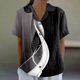 thumbnail image 2 of Vestidos Casuales Para Mujer, Blusas De Mujer De Moda Camiseta informal holgada de manga corta con estampado de moda para mujer, 2 of 5